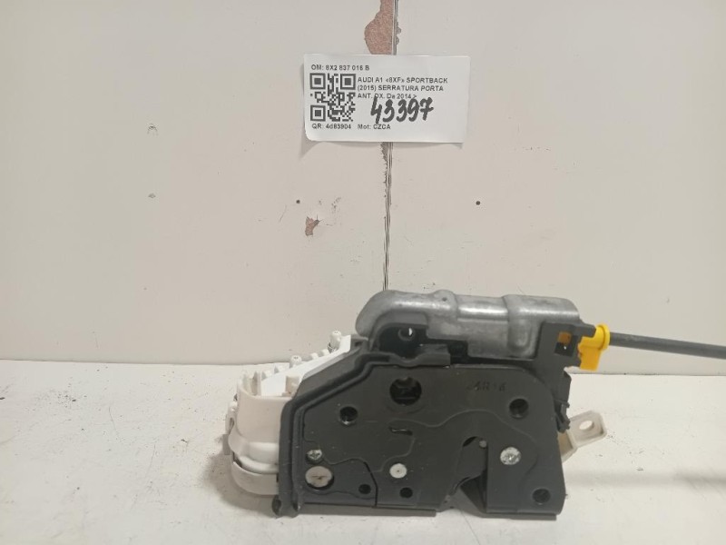 Serratura Porta ANT DX 8X2 837 016 B Audi A1 8XF Sportback 2015