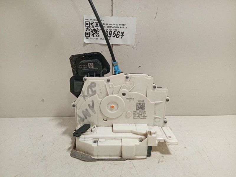 Serratura Porta ANT DX 4K1 837 016 H Audi A6 4a5c8 Avant 2018