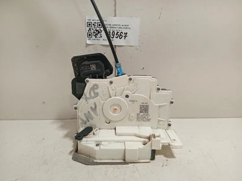 Serratura Porta ANT DX 4K1 837 016 H Audi A6 4a5c8 Avant 2018