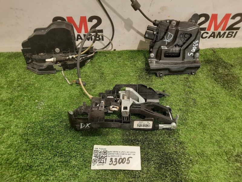 Serratura Porta ANT DX 7148436 Bmw Serie 5 F07 GT 2010