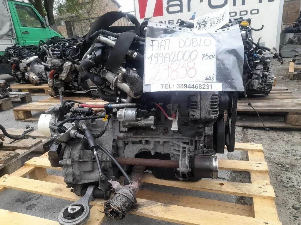 Motore Completo 199A2000 75CV Fiat Doblò II Cargo 2005