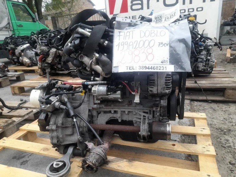 Motore Completo 199A2000 75CV Fiat Doblò II Cargo 2005