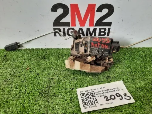 Serratura Porta ANT DX 805021840R Dacia Duster I 2014