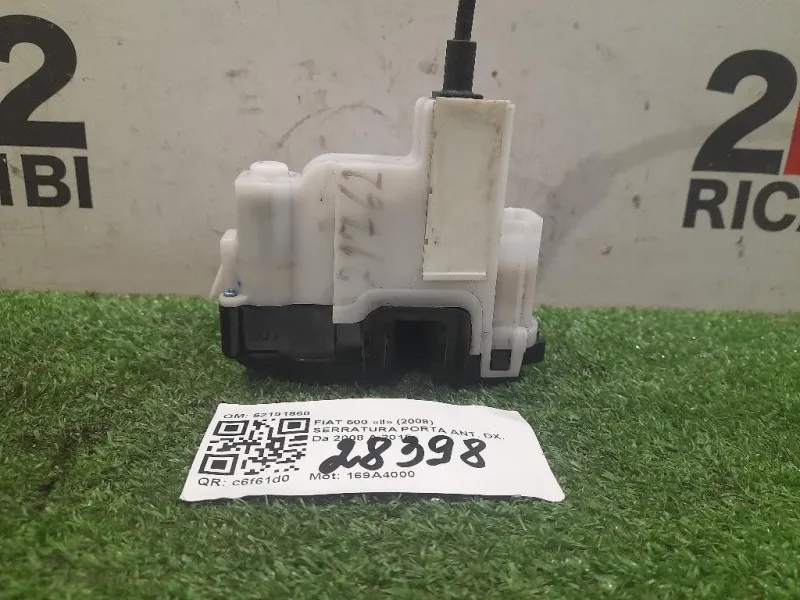Serratura Porta ANT DX 52191860 Fiat 500 II 2008
