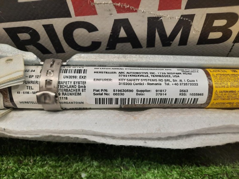 Air-bag A Tendina DX 519630590 Fiat 500L 2013