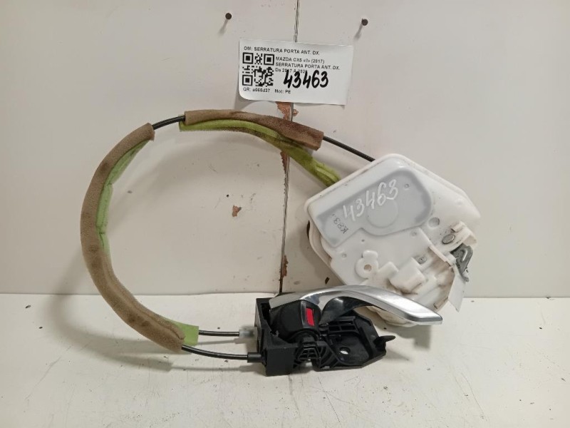Serratura Porta ANT DX SERRATURA PORTA ANT DX Mazda CX5 II 2017