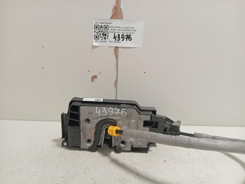 Serratura Porta ANT DX A0997208400 Mercedes Classe GLE W166 2015