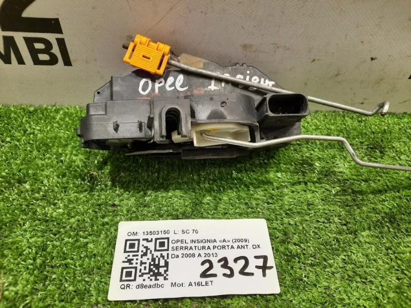 Serratura Porta ANT DX 13503150 Opel Insignia A 2009