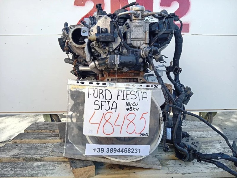 Motore Completo SFJACD 101 CV 75 KW Ford Fiesta VI 2012