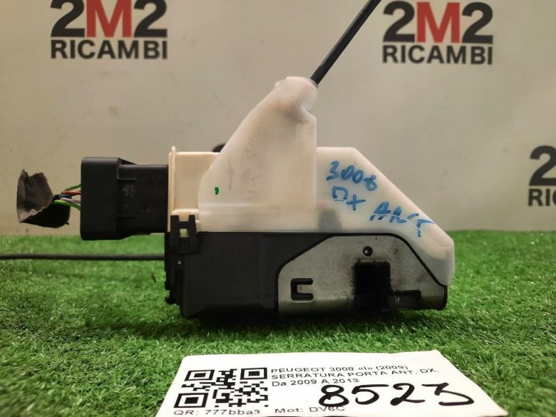 Serratura Porta ANT DX Peugeot 3008 I 2009