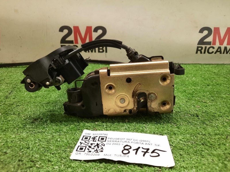 Serratura Porta ANT DX 52229780 Peugeot 307 CC 2001