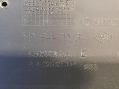 Paraurti POST 850228538R Smart Forfour 453 2015