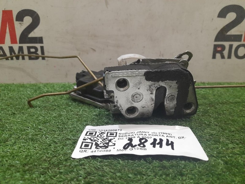 Serratura Porta ANT DX 1015280670 Suzuki Jimny I 1999