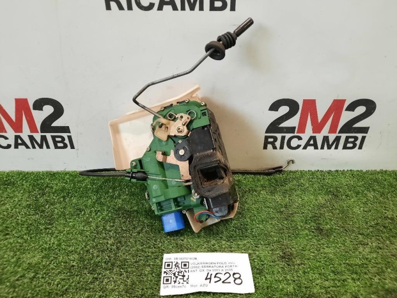 Serratura Porta ANT DX 3B1837016CB Volkswagen POLO IV 2002