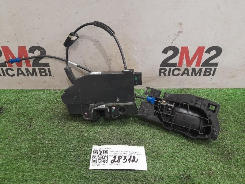 Serratura Porta ANT SX 9810310580 Citroen C4 Grand Picasso II 2016