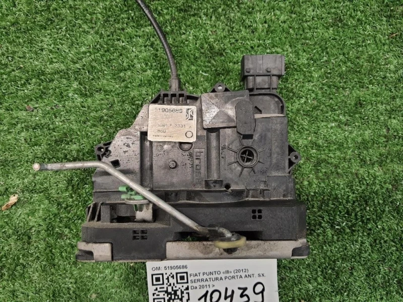 Serratura Porta ANT SX 51905686 Fiat Punto III 2012