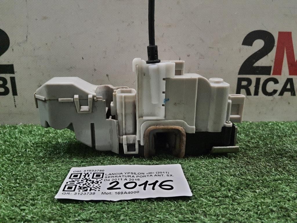Serratura Porta ANT SX 51833750 Lancia Ypsilon III 2011