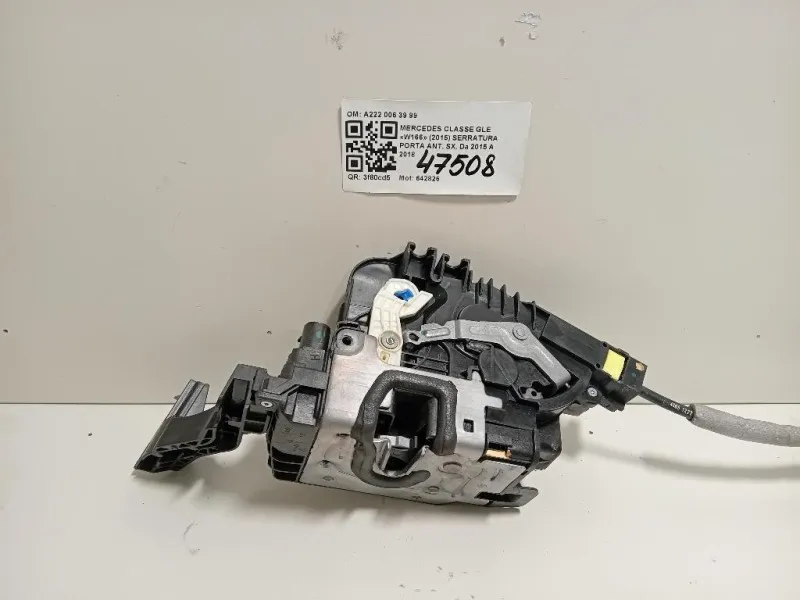 Serratura Porta ANT SX A222 006 39 99 Mercedes Classe GLE W166 2015