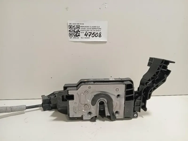 Serratura Porta ANT SX A222 006 39 99 Mercedes Classe GLE W166 2015