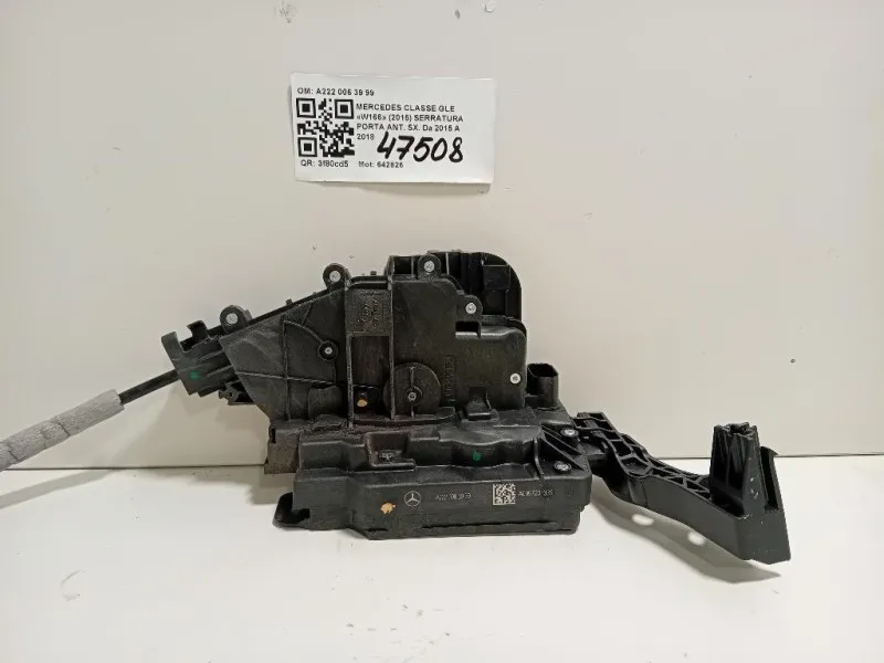 Serratura Porta ANT SX A222 006 39 99 Mercedes Classe GLE W166 2015
