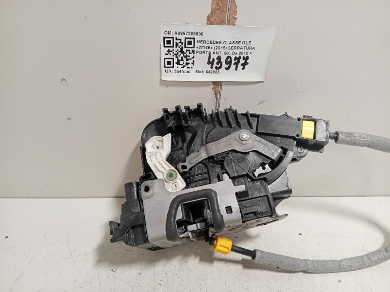 Serratura Porta ANT SX A0997208500 Mercedes Classe GLE W166 2015