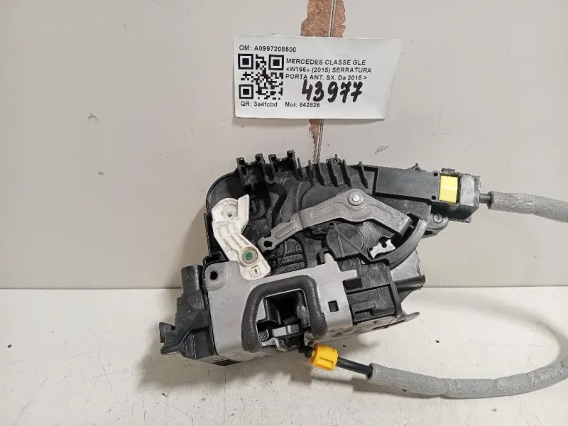 Serratura Porta ANT SX A0997208500 Mercedes Classe GLE W166 2015