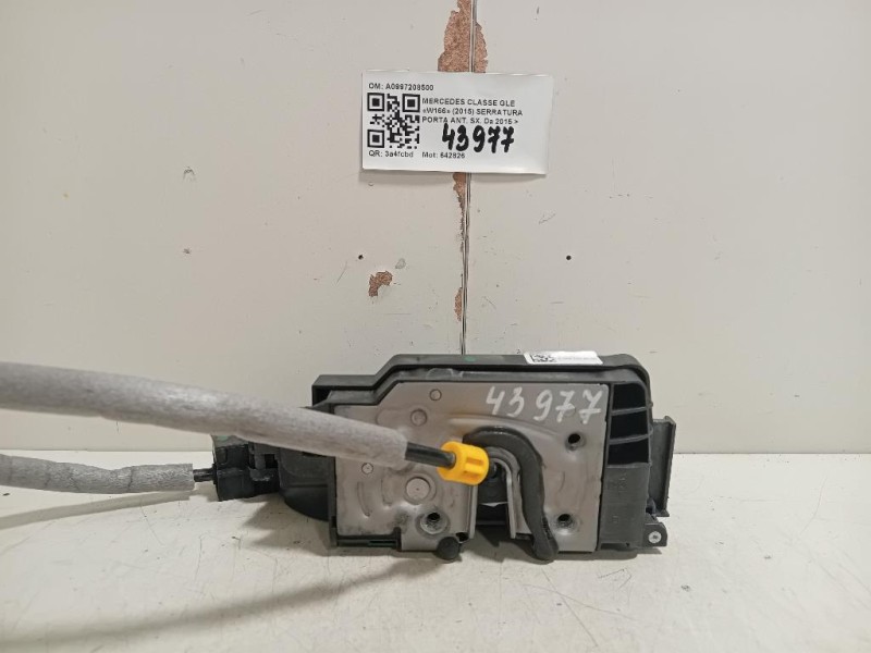 Serratura Porta ANT SX A0997208500 Mercedes Classe GLE W166 2015