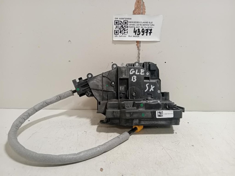 Serratura Porta ANT SX A0997208500 Mercedes Classe GLE W166 2015