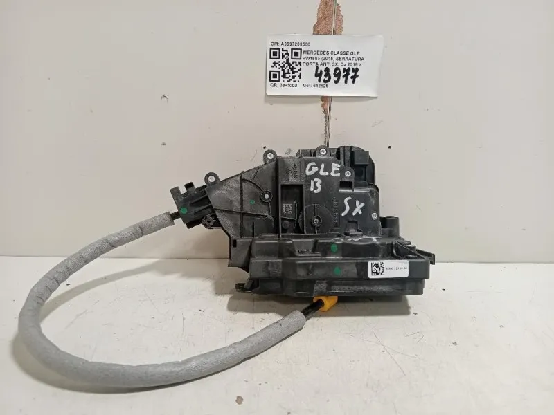Serratura Porta ANT SX A0997208500 Mercedes Classe GLE W166 2015