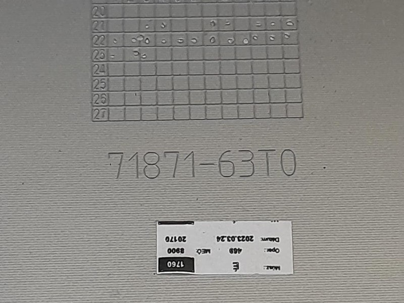 Paraurti POST 71871-63T0 Suzuki SX4 S-cross 2016