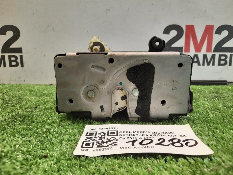 Serratura Porta ANT SX 13258271 Opel Meriva B 2010