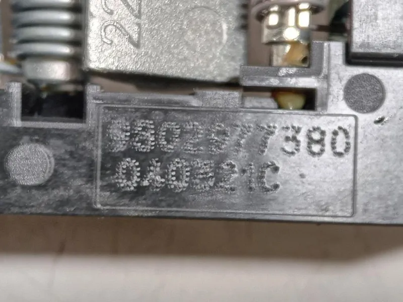 Serratura Porta ANT SX 9802977380 Peugeot 2008 I 2016