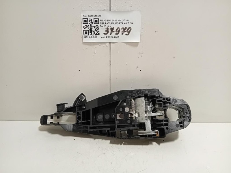 Serratura Porta ANT SX 9802977380 Peugeot 2008 I 2016