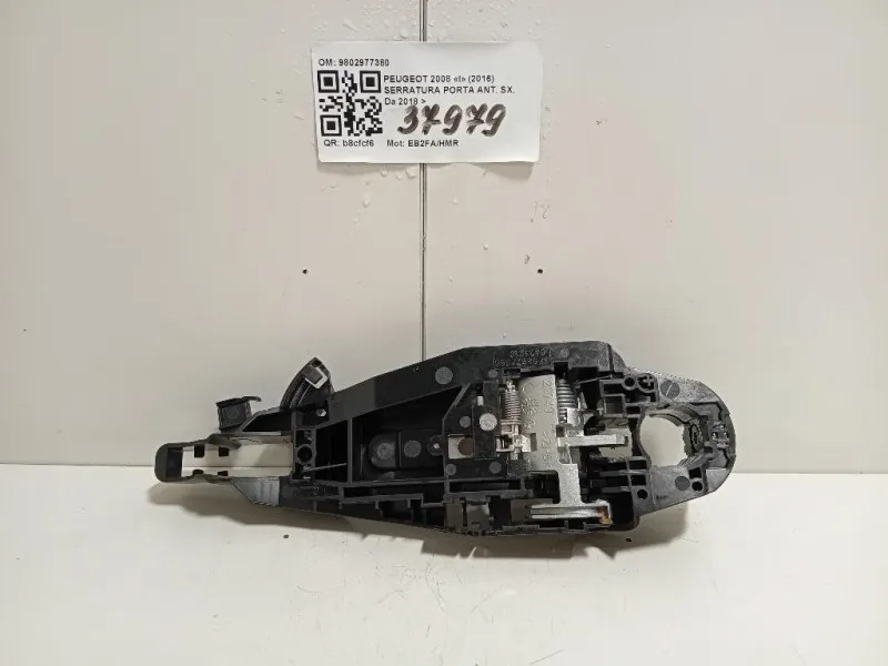 Serratura Porta ANT SX 9802977380 Peugeot 2008 I 2016