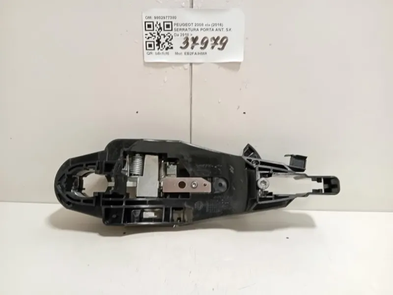 Serratura Porta ANT SX 9802977380 Peugeot 2008 I 2016