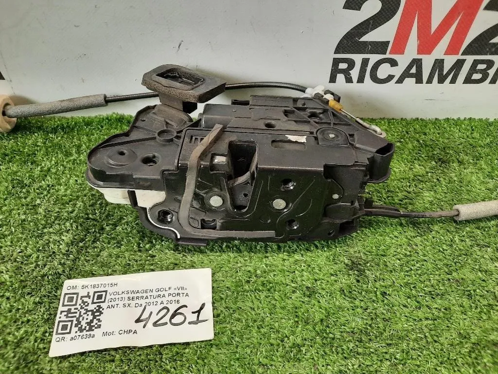 Serratura Porta ANT SX 5K1837015H Volkswagen GOLF VII 2013