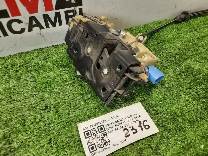 Serratura Porta ANT SX 7E1837015A Volkswagen POLO V 2006