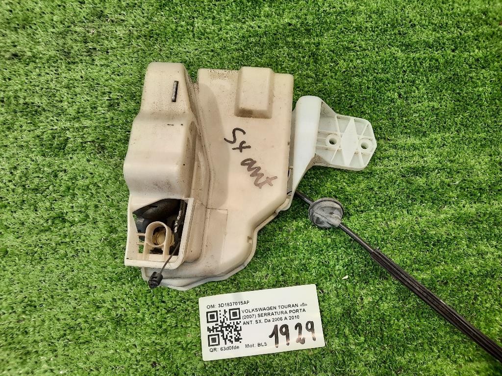 Serratura Porta ANT SX 3D1837015AP Volkswagen Touran II 2007