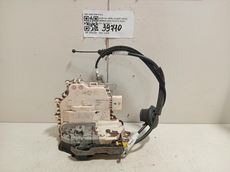 Serratura Porta POST DX 8W0 839 016 C Audi A4 8K5 Avant 2012