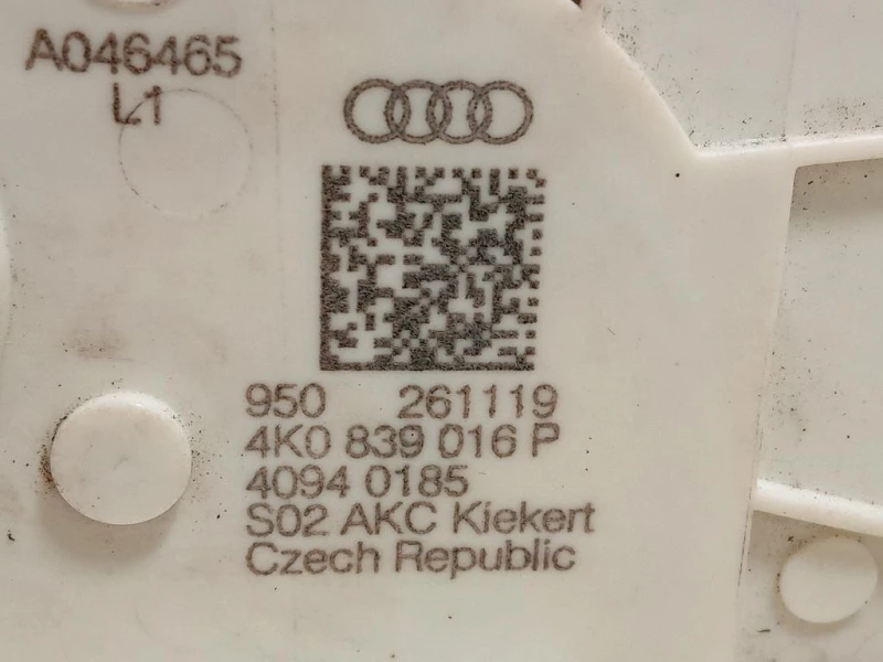 Serratura Porta POST DX 4K0 839 016 P Audi A6 4a5c8 Avant 2018