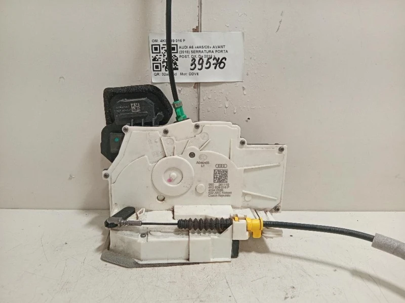 Serratura Porta POST DX 4K0 839 016 P Audi A6 4a5c8 Avant 2018