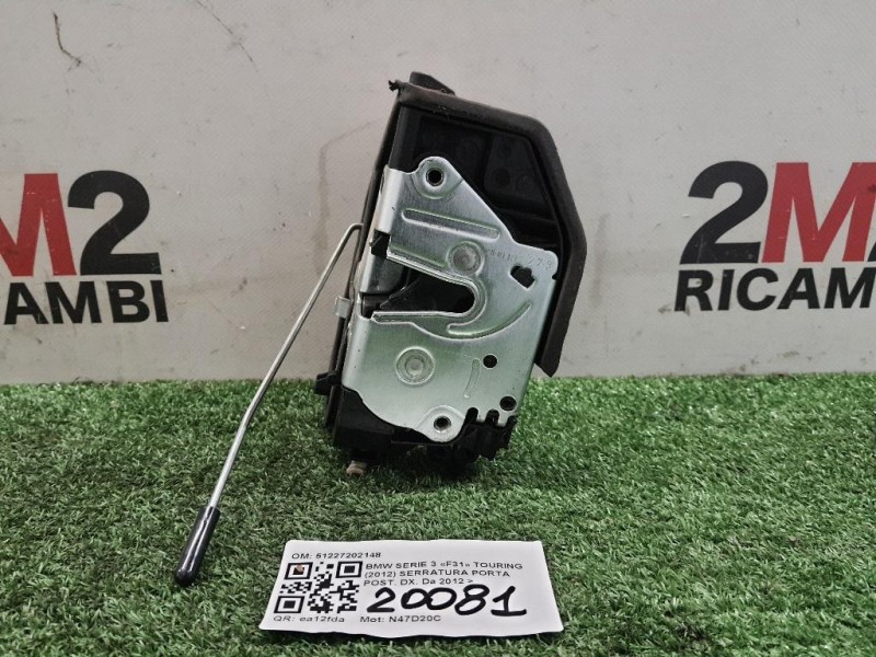 Serratura Porta POST DX 51227202148 Bmw Serie 3 F31 Touring 2012