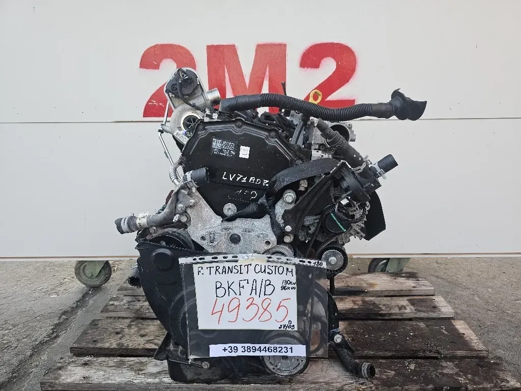 Motore Completo BKFAB 130 CV 96 KW Ford Transit Custom I 2018