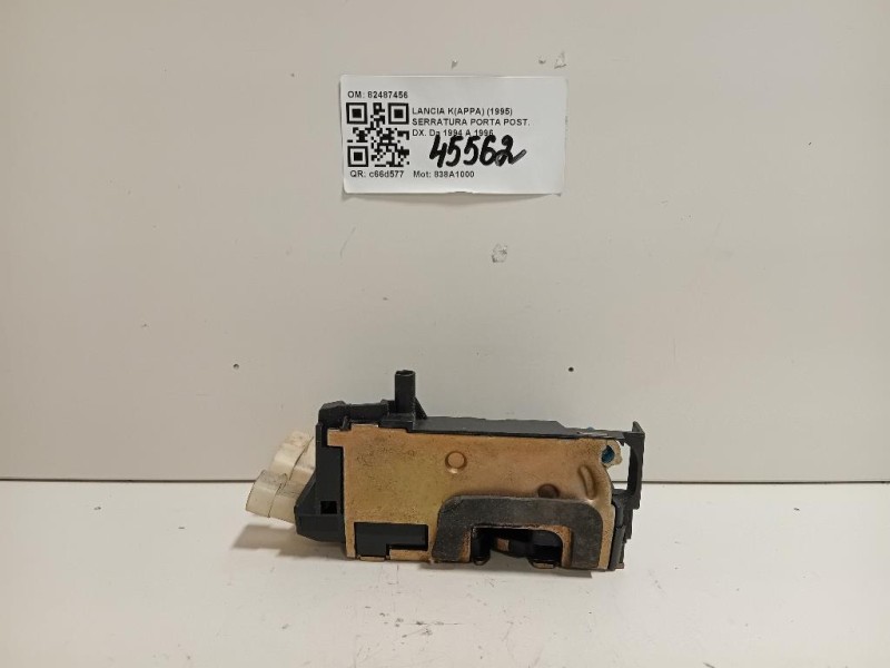 Serratura Porta POST DX 82487456 Lancia Kappa 1995