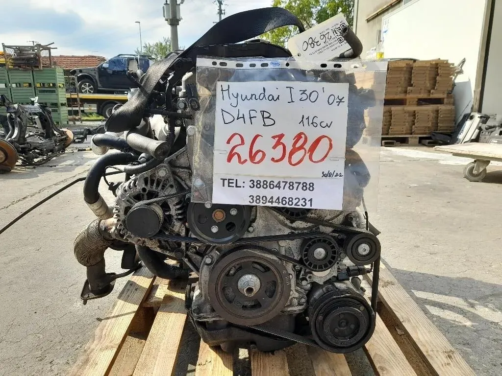 Motore Completo D4FB 116 CV 85 KW Hyundai I30 I 2007