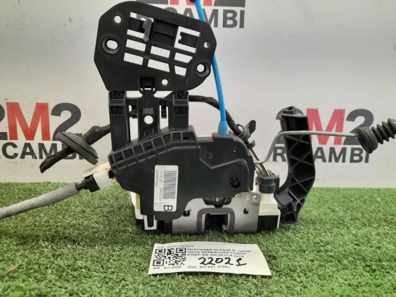 Serratura Porta POST DX A2047303635 Mercedes Classe B W246 2012