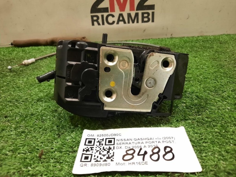 Serratura Porta POST DX 82500JD90C Nissan Qashqai I 2007