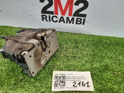 Serratura Porta POST DX 13258267 Opel Corsa D 2007