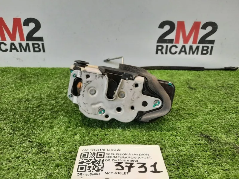 Serratura Porta POST DX 13503178 Opel Insignia A 2009