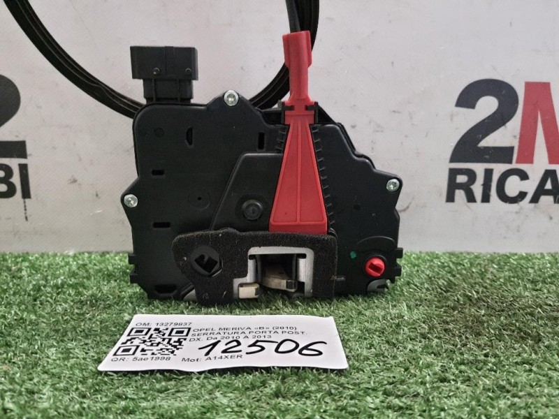 Serratura Porta POST DX 13279837 Opel Meriva B 2010